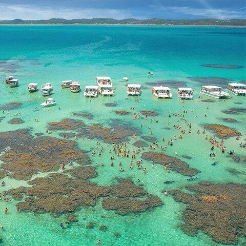 Piscinas naturais de Maragogi (Galés)